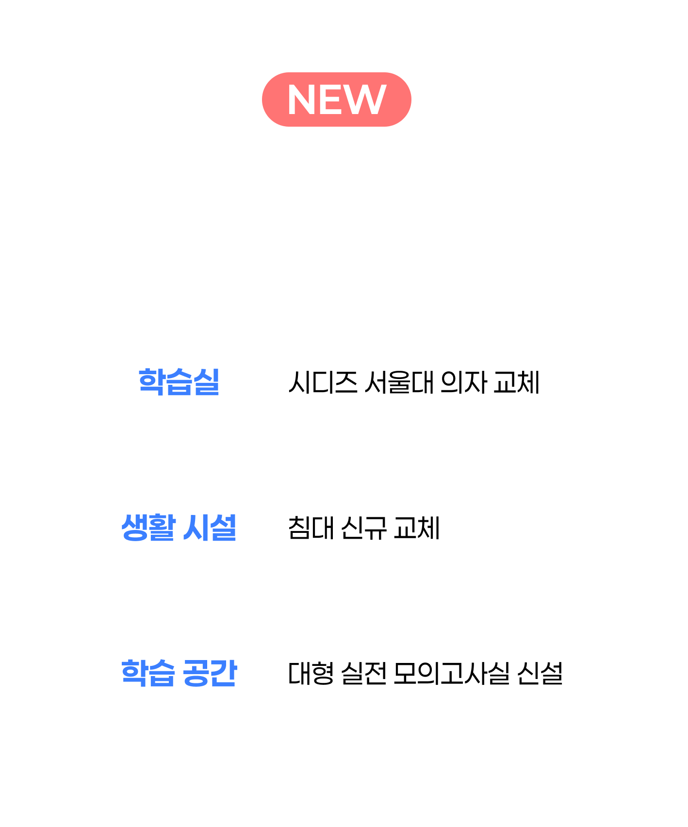 2025년 리모델링 예정사항