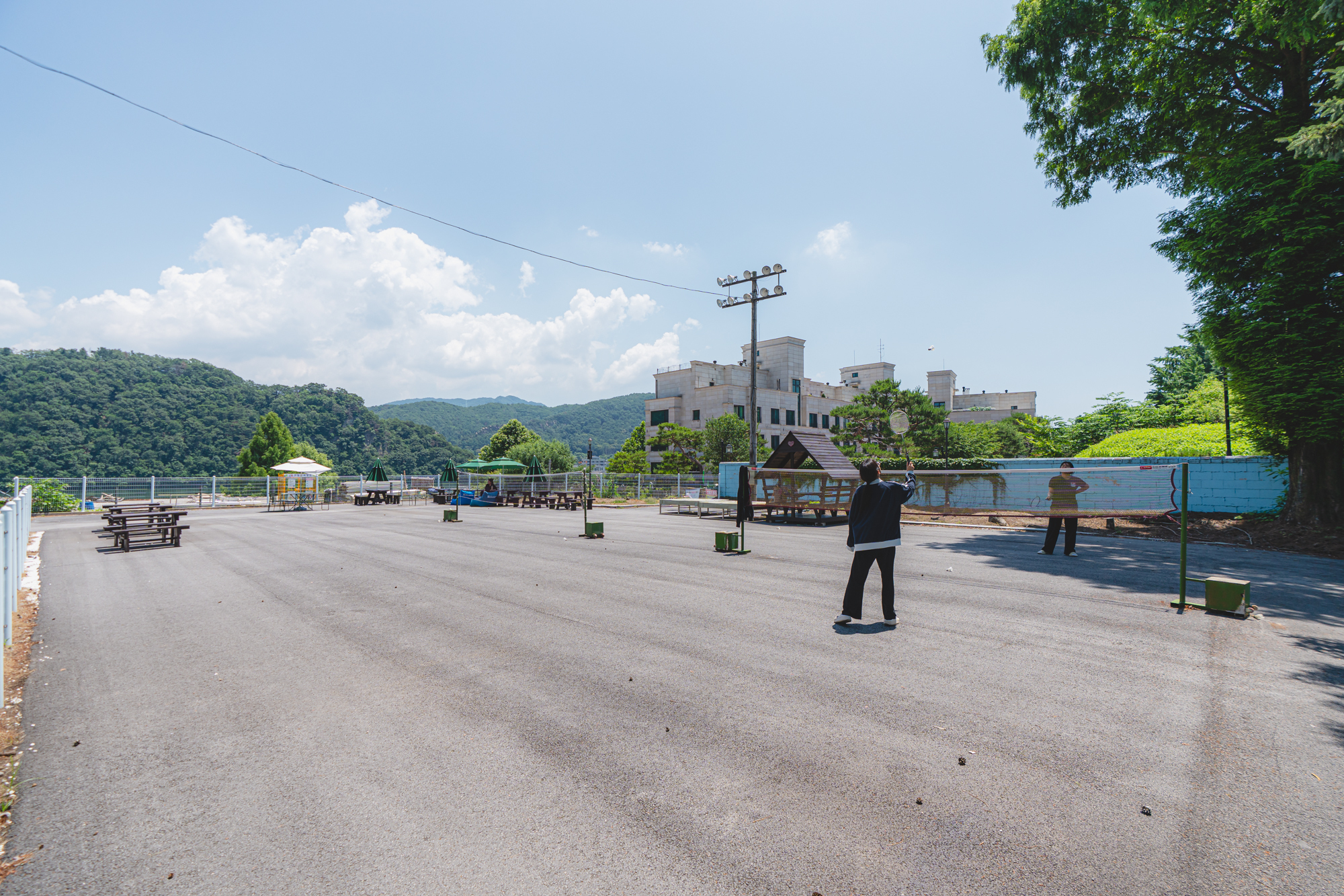 에듀셀파 여학생캠퍼스 배드민턴장